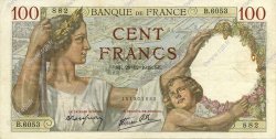 100 Francs SULLY FRANKREICH  1939 F.26.19 SS