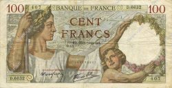 100 Francs SULLY FRANCE  1940 F.26.21