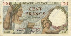 100 Francs SULLY FRANCIA  1940 F.26.24 q.BB