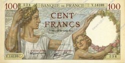 100 Francs SULLY FRANCE  1940 F.26.36 AU-