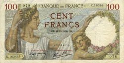 100 Francs SULLY FRANCIA  1940 F.26.41 BB