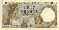 100 Francs SULLY FRANCIA  1941 F.26.61 EBC
