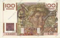 100 Francs JEUNE PAYSAN FRANCIA  1954 F.28.41