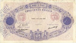 500 Francs BLEU ET ROSE FRANKREICH  1929 F.30.32 fSS