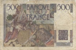 500 Francs CHATEAUBRIAND FRANCE  1945 F.34.01 B+