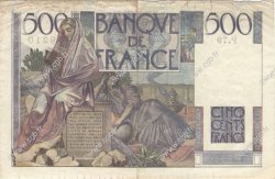 500 Francs CHATEAUBRIAND FRANCIA  1946 F.34.05 MBC