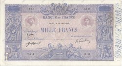 1000 Francs BLEU ET ROSE FRANCE  1915 F.36.29 TB+