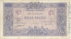 1000 Francs BLEU ET ROSE FRANCE  1916 F.36.30 B+