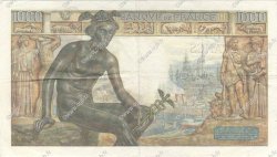 1000 Francs DÉESSE DÉMÉTER FRANCE  1942 F.40.02 TTB