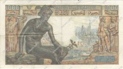 1000 Francs DÉESSE DÉMÉTER FRANCE  1942 F.40.03 TB+