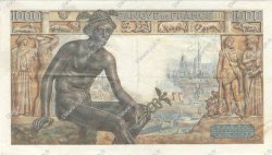 1000 Francs DÉESSE DÉMÉTER FRANCE  1942 F.40.10 TTB+