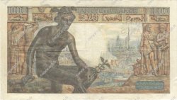 1000 Francs DÉESSE DÉMÉTER FRANCE  1943 F.40.17 VF