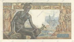 1000 Francs DÉESSE DÉMÉTER FRANKREICH  1943 F.40.29 VZ
