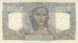 1000 Francs MINERVE ET HERCULE FRANKREICH  1945 F.41.05 VZ