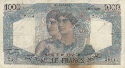 1000 Francs MINERVE ET HERCULE FRANCE  1946 F.41.11 TB