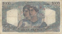 1000 Francs MINERVE ET HERCULE FRANKREICH  1946 F.41.17 S