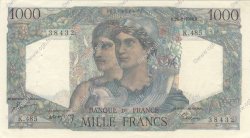 1000 Francs MINERVE ET HERCULE FRANKREICH  1948 F.41.23 VZ