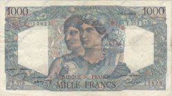 1000 Francs MINERVE ET HERCULE FRANCE  1949 F.41.27 F+