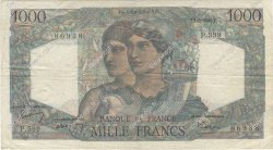 1000 Francs MINERVE ET HERCULE FRANKREICH  1949 F.41.28 fSS