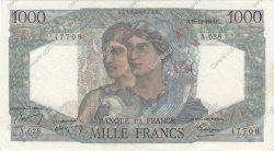 1000 Francs MINERVE ET HERCULE FRANCE  1949 F.41.30