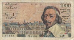 1000 Francs RICHELIEU FRANCIA  1954 F.42.09 BC