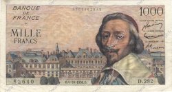 1000 Francs RICHELIEU FRANCE  1956 F.42.22 TB+