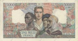 5000 Francs EMPIRE FRANçAIS FRANCE  1945 F.47.25 pr.TTB