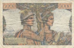 5000 Francs TERRE ET MER FRANCE  1953 F.48.10 TB+