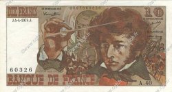 10 Francs BERLIOZ FRANCE  1974 F.63.04 XF
