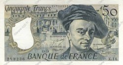 50 Francs QUENTIN DE LA TOUR FRANCE  1979 F.67.04 XF+