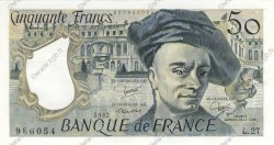 50 Francs QUENTIN DE LA TOUR FRANCIA  1982 F.67.08 AU+