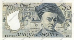 50 Francs QUENTIN DE LA TOUR FRANCIA  1988 F.67.14 SPL