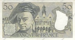 50 Francs QUENTIN DE LA TOUR FRANCIA  1989 F.67.15 SPL