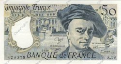 50 Francs QUENTIN DE LA TOUR FRANCIA  1990 F.67.16 SPL+