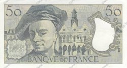 50 Francs QUENTIN DE LA TOUR FRANCIA  1992 F.67.18 SPL a AU