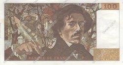 100 Francs DELACROIX modifié FRANCIA  1980 F.69.04a AU