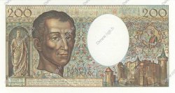 200 Francs MONTESQUIEU Petit numéro FRANCE  1981 F.70.01A1 UNC