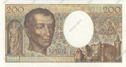 200 Francs MONTESQUIEU FRANCIA  1992 F.70.12a SPL a AU