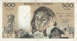 500 Francs PASCAL FRANKREICH  1989 F.71.42 SS