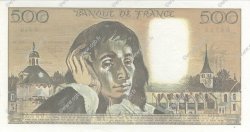 500 Francs PASCAL FRANKREICH  1990 F.71.43 fST+