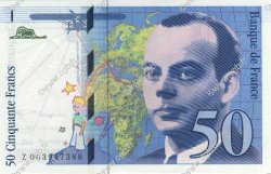 50 Francs SAINT-EXUPÉRY FRANKREICH  1992 F.72.01b fST+