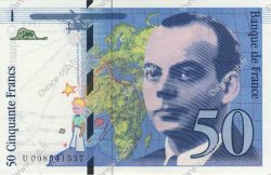 50 Francs SAINT-EXUPÉRY FRANKREICH  1993 F.72.02 ST