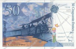 50 Francs SAINT-EXUPÉRY modifié FRANCIA  1996 F.73.02 q.FDC