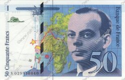 50 Francs SAINT-EXUPÉRY modifié FRANKREICH  1996 F.73.02 fST+