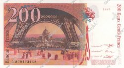 200 Francs EIFFEL FRANCIA  1995 F.75.01 AU