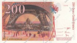 200 Francs EIFFEL FRANKREICH  1996 F.75.03b fST