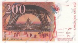 200 Francs EIFFEL FRANKREICH  1996 F.75.03b ST