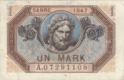 1 Mark SARRE FRANCIA  1947 VF.44.01 q.SPL