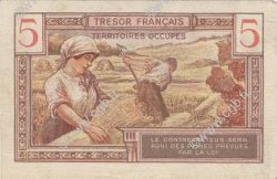5 Francs TRÉSOR FRANCAIS FRANCE  1947 VF.29.01 XF+