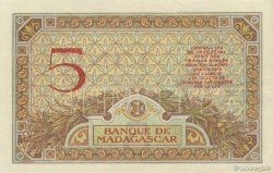 5 Francs Spécimen MADAGASCAR  1926 P.035s UNC-